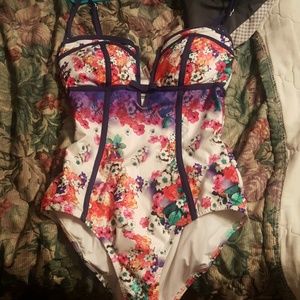 Nanette Lepore floral swimsuit